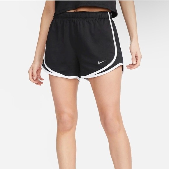 Nike Dri-FIT Tempo Women's Ribbed Running Shorts Size Medium - Picture 1 of 13
